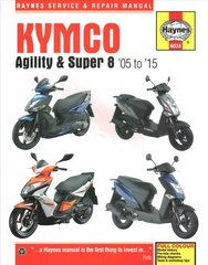 Kymco Agility & Super 8 Scooters (05 - 15): 1995 to 2016 цена и информация | Путеводители, путешествия | kaup24.ee