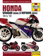 Honda VFR400 & RVF400R (89 - 98) hind ja info | Reisiraamatud, reisijuhid | kaup24.ee