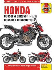 Honda CB650F & CBR650F, CB650R & CBR650R (14 - 19): 2014 to 2019 цена и информация | Путеводители, путешествия | kaup24.ee