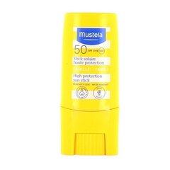 Päikesekaitsepulk Mustela SPF50, 9ml hind ja info | Päikesekreemid | kaup24.ee