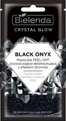 Пилинг-маска для лица Bielenda Crystal Glow Black Onyx, 8 г цена и информация | Маски для лица, патчи для глаз | kaup24.ee