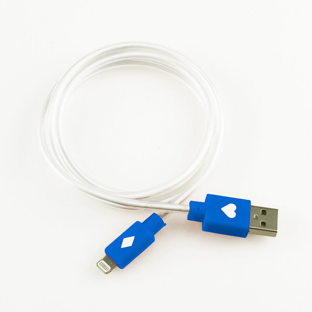 Laadimis-/andmesidekaabel USB "LED värviline", mõeldud iPhone'ile, iPadile hind ja info | Mobiiltelefonide kaablid | kaup24.ee