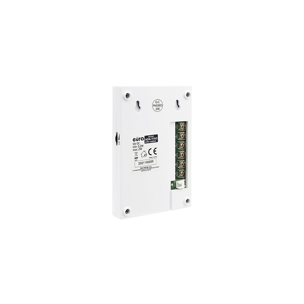 Fonolukk Intercom Eura ADP-63A3 Valge hind ja info | Fonolukud | kaup24.ee