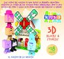 Loominguline mäng väikelastele Educa 3D The Kubis The Farm Mill hind ja info | Arendavad mänguasjad | kaup24.ee