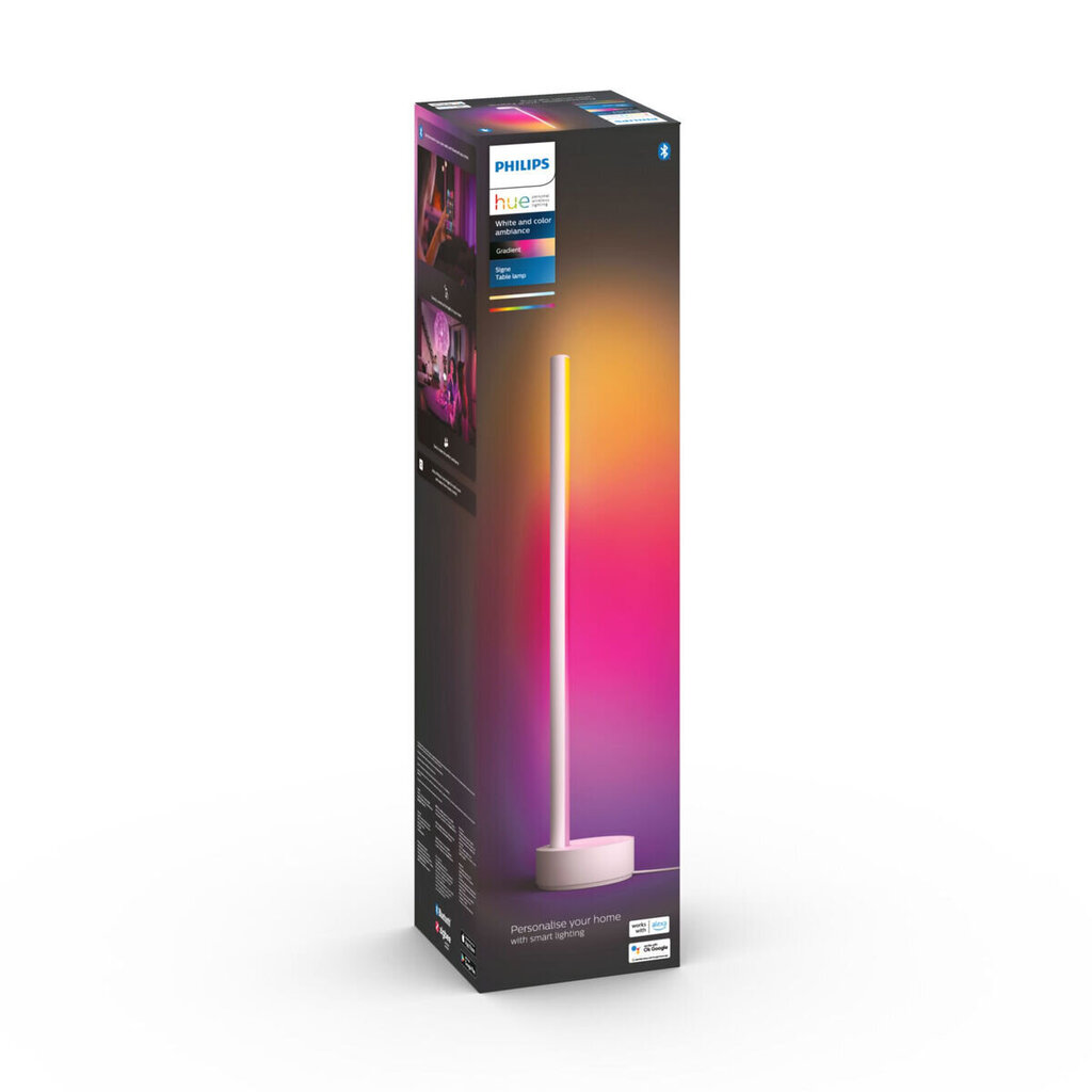 Sujuva toonivahetusega laualamp Philips Hue Gradient Signe, valge EU/UK hind ja info | Laualambid | kaup24.ee