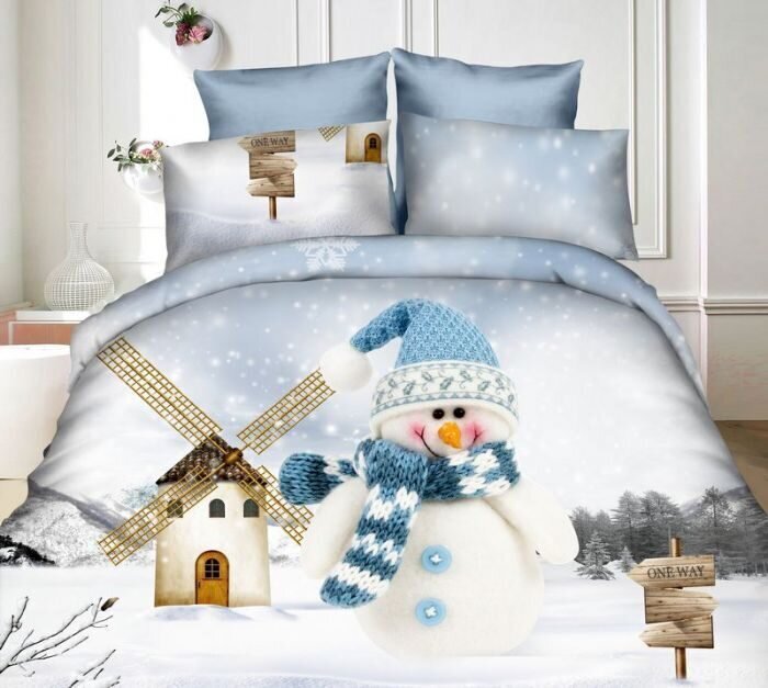 Voodipesukomplekt Christmas Lona Home 3D, 160x200 cm, 4 osa цена и информация | Voodipesu | kaup24.ee