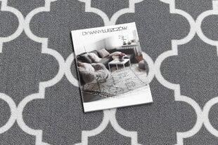 Rugsx ковровая дорожка Trellis 30352, серая, 80 см цена и информация | Ковры | kaup24.ee
