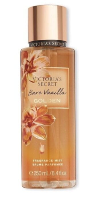 Victoria's Secret Bare Vanilla Golden kehasprei, 250 ml hind ja info | Lõhnastatud kosmeetika naistele | kaup24.ee