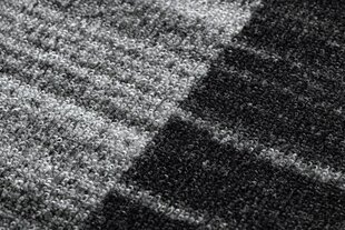 Rugsx ковровая дорожка Streifen, антрацит, 133 см цена и информация | Ковры | kaup24.ee