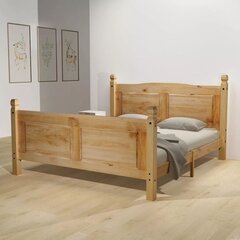 Кровать с матрасом Memory, cосна, Серия Corona, 160x200 см цена и информация | Кровати | kaup24.ee