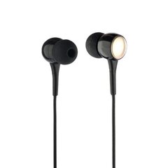 Универсальные In-Ear аудио наушники Hoco M19 Drumbeat 3.5 мм с микрофоном и пультом, черные цена и информация | Наушники | kaup24.ee