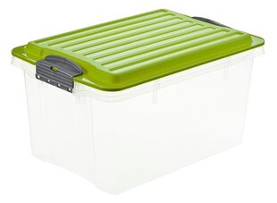 Ящик ROTHO COMPACT A5, 4,5Л, зеленый цена и информация | Ящики для вещей | kaup24.ee