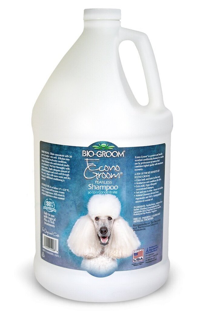 Bio Groom šampoon Econogroom, 3,8 l цена и информация | Karvahooldustooted loomadele | kaup24.ee