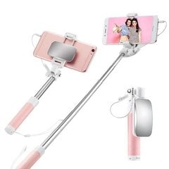 Juhtmega selfie stick / monopod Hoco K2 võlupeegli selfie hind ja info | Selfie sticks | kaup24.ee