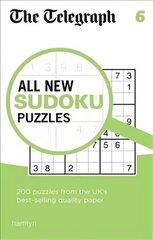Telegraph All New Sudoku Puzzles 6: All New Sudoku Puzzles hind ja info | Tervislik eluviis ja toitumine | kaup24.ee