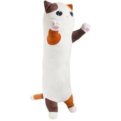 Плюшевая игрушка-подушка кот Фэнси - ленивец, 70 см цена и информация | Плюшевые | kaup24.ee