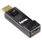 Adapter Hama DisplayPort HDMI, DisplayPort - HDMI™, must цена и информация | USB jagajad, adapterid | kaup24.ee