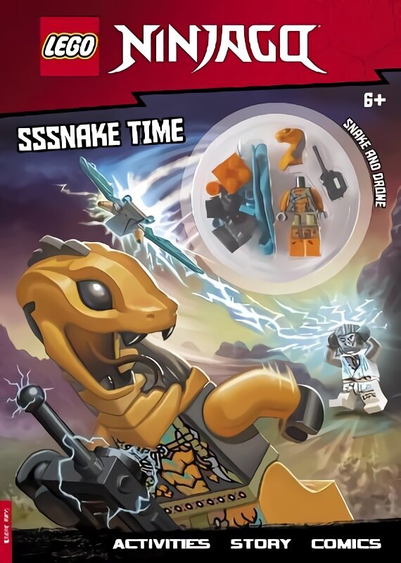LEGO (R) NINJAGO (R): Sssnake Time Activity Book (with Snake Warrior Minifigure) цена и информация | Väikelaste raamatud | kaup24.ee