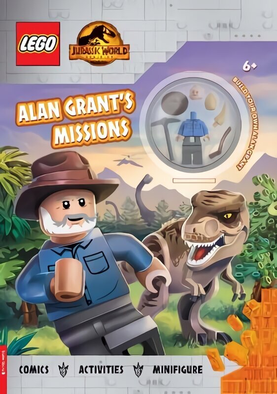 LEGO (R) Jurassic World (TM): Alan Grant's Missions: Activity Book with Alan Grant minifigure hind ja info | Väikelaste raamatud | kaup24.ee