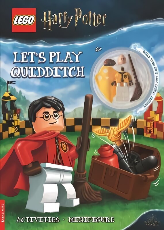 LEGO (R) Harry Potter (TM): Let's Play Quidditch Activity Book (with Cedric Diggory minifigure) цена и информация | Väikelaste raamatud | kaup24.ee