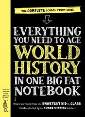 Everything You Need to Ace World History in One Big Fat Notebook: The Complete School Study Guide hind ja info | Noortekirjandus | kaup24.ee