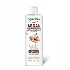 Mitsellaarvesi kuivale nahale Equilibra Argan, 400ml цена и информация | Аппараты для ухода за лицом | kaup24.ee