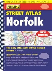 Philip's Street Atlas Norfolk hind ja info | Reisiraamatud, reisijuhid | kaup24.ee