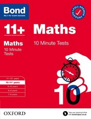 Bond 11plus: Bond 11plus 10 Minute Tests Maths 10-11 years 1 hind ja info | Noortekirjandus | kaup24.ee