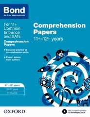 Bond 11plus: English: Comprehension Papers: 11plus-12plus years, 11-12 years hind ja info | Noortekirjandus | kaup24.ee