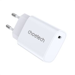 Choetech Q5004*2, 20 W Type C Белый ЕС цена и информация | Зарядные устройства для телефонов | kaup24.ee