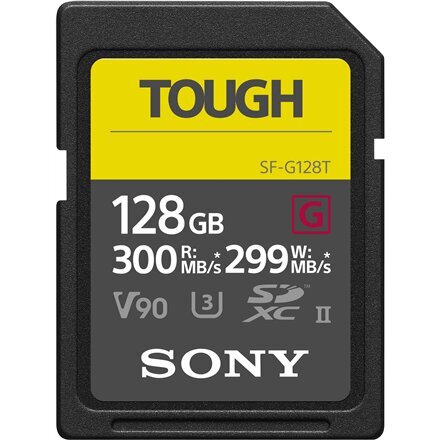 Sony Tough UHS-II 128 GB, SDXC, Flash memory class 10 цена и информация | Mobiiltelefonide mälukaardid | kaup24.ee