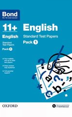 Bond 11 plus: English: Standard Test Papers: Pack 1, Pack 1 цена и информация | Книги для подростков и молодежи | kaup24.ee