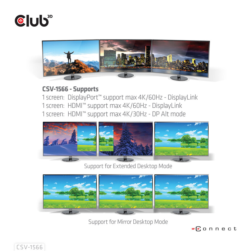 Club 3D CSV-1566 цена и информация | Sülearvuti tarvikud | kaup24.ee