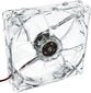 Ventilaator 12V 120x120x25mm Molex - roheline valgustus hind ja info | Robootika, konstruktorid ja tarvikud | kaup24.ee