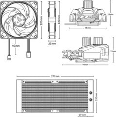 Arctic ACFRE00098A hind ja info | Vesijahutused - komplektid | kaup24.ee