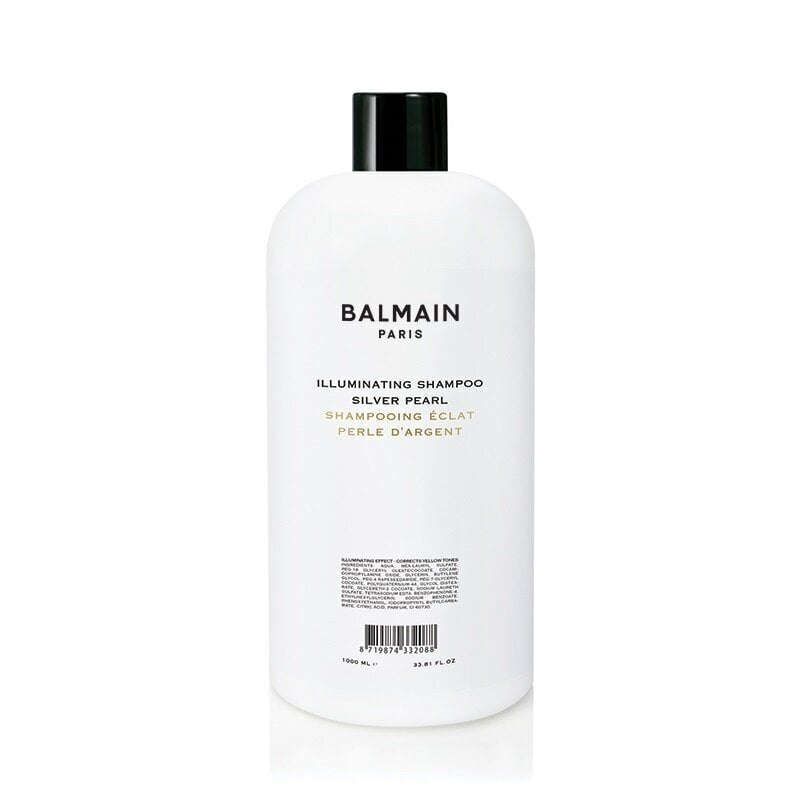 Balmain Illuminating Silver Pearl 1000 ml Kollakat tooni neutraliseeriv šampoon heledatele ja hallidele juustele hind ja info | Šampoonid | kaup24.ee