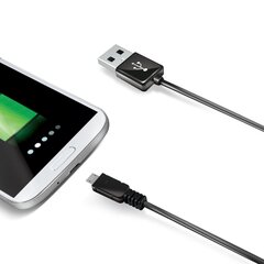 Кабель Micro USB 2 м от Celly Black цена и информация | Кабели и провода | kaup24.ee
