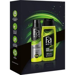 Komplekt FA Men Sport Energy Boost meestele: dušigeel 250 ml + deodorant 150 ml hind ja info | Dušigeelid, õlid | kaup24.ee