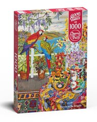 Pusle Cherry Pazzi Parrots on the Veranda, 1000 osaline цена и информация | Пазлы | kaup24.ee