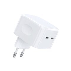 Choetech Q5008, 35 W 2xUSB-C PD белый цена и информация | Зарядные устройства для телефонов | kaup24.ee