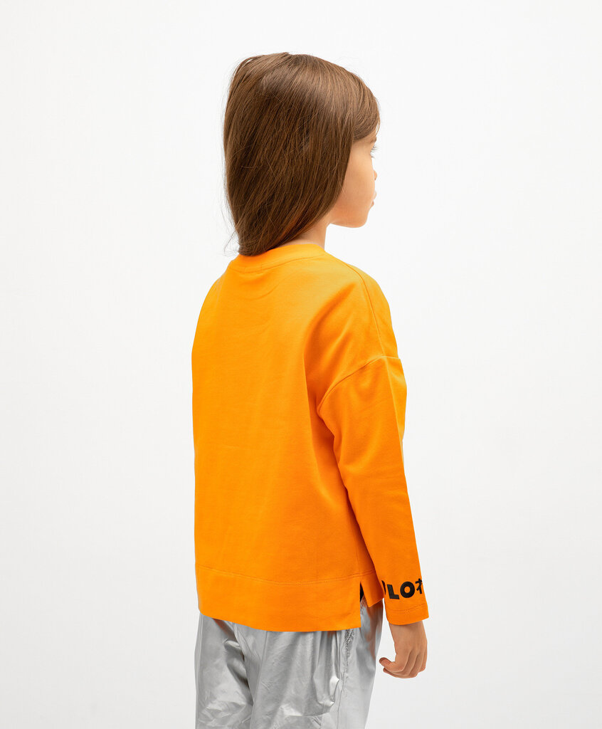 Gulliver pikkade varrukatega särk tüdrukutele, oranži värvi hind ja info | Tüdrukute särgid | kaup24.ee