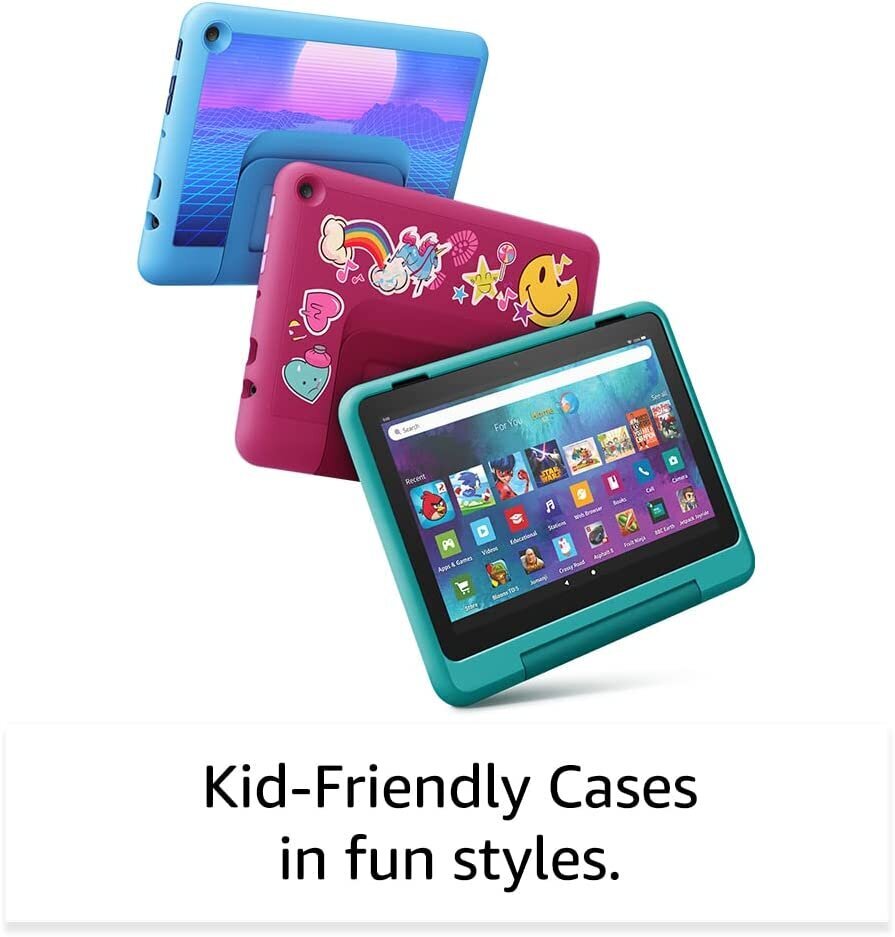 Tahvelarvuti Amazon Fire HD 8 32GB Kids Pro 2022, rainbow universe hind ja info | Tahvelarvutid | kaup24.ee