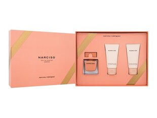 Komplekt Narciso Rodriguez naistele: Parfüümvesi Ambrée EDP, 50 ml + Ihupiim, 50 ml + Dušigeel, 50 ml цена и информация | Женские духи | kaup24.ee