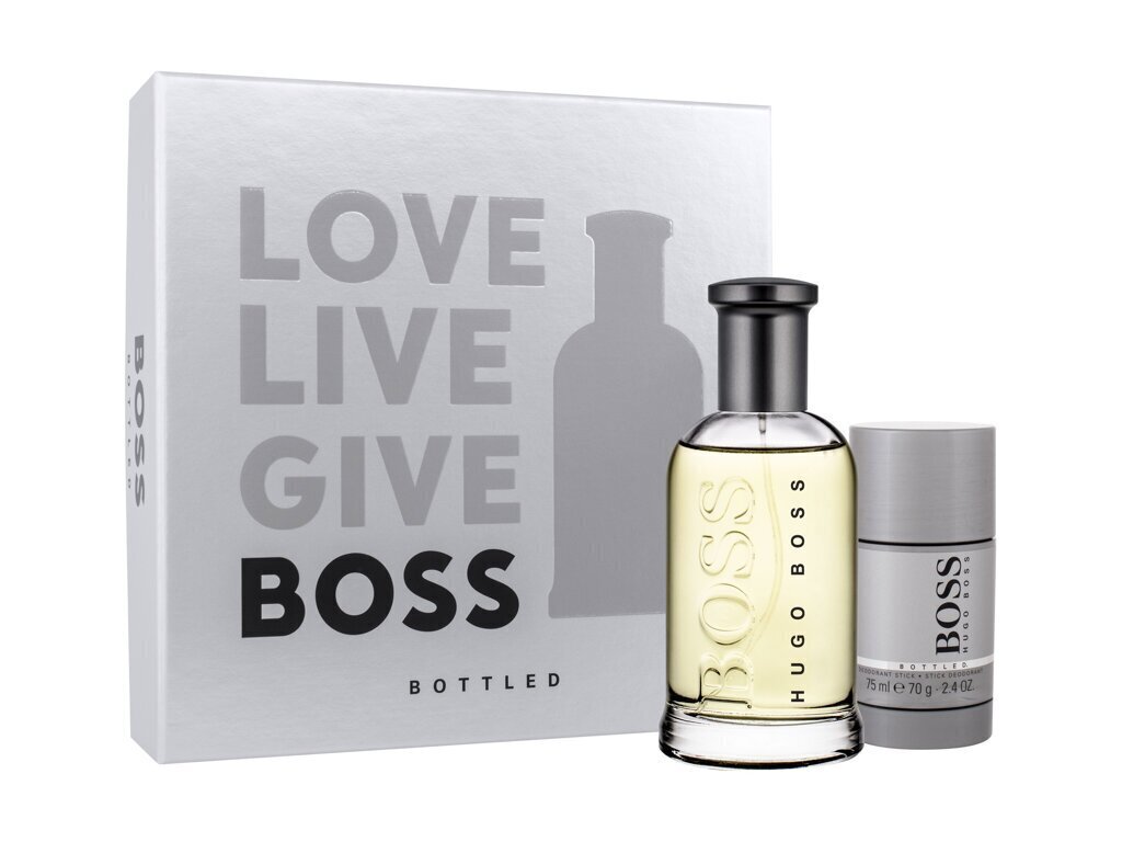 Komplekt Hugo Boss Bottled meestele: Tualettvesi EDT, 200 ml + Deodorant, 75 ml цена и информация | Naiste parfüümid | kaup24.ee