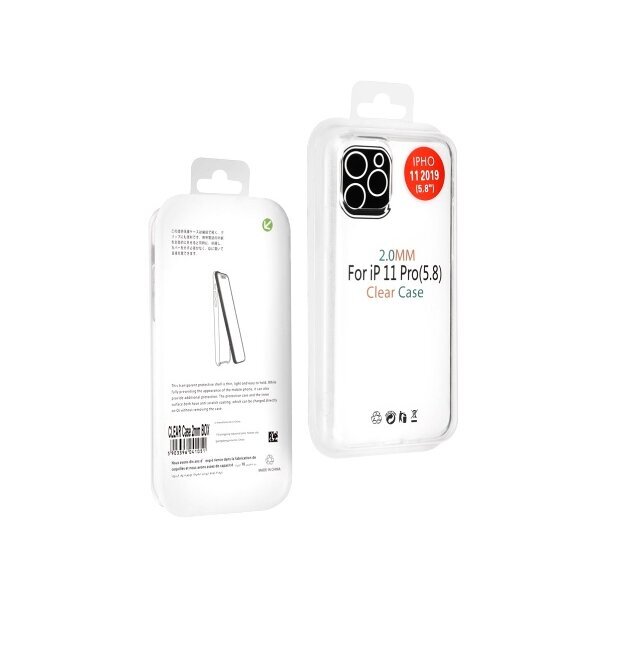 Telefoniümbris Xiaomi Redmi 9A läbipaistev, silikoonist 2mm paksune цена и информация | Telefoni kaaned, ümbrised | kaup24.ee