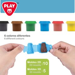 Plastiliinist komplekt Loomade saar Play, 3+ цена и информация | Развивающие игрушки | kaup24.ee