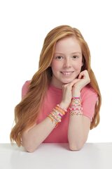 Ehete valmistamise komplekt punutud käevõrud Make It Real Macrame hind ja info | Tüdrukute mänguasjad | kaup24.ee