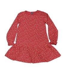 Платье для девочки Atut с длинным рукавом, красное цена и информация | Платья для девочек | kaup24.ee