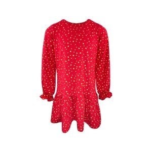 Tüdrukute pikkade varrukatega kleit Atut, Red цена и информация | Tüdrukute kleidid | kaup24.ee