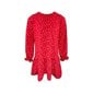 Tüdrukute pikkade varrukatega kleit Atut, Red цена и информация | Tüdrukute kleidid | kaup24.ee